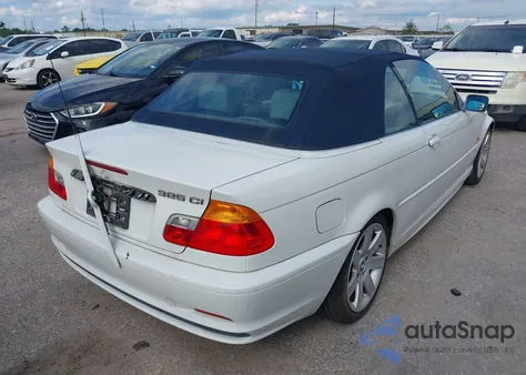 2001 BMW 325Ci from USA, damaged, VIN WBABS33471JY53121